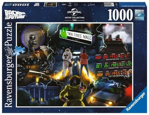Ravensburger Puzzle 17451 - Back to The Future - 1000 Teile Universal Vault Puzzle für Erwachsene und Kinder ab 14 Jahren