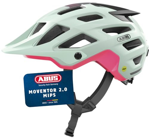 ABUS MTB-Helm Moventor 2.0 MIPS - Casque de vélo avec Protection Contre Les Chocs pour l'utilisation Tout-Terrain sur Le VTT - Casque All-Mountain pour Femmes et Hommes