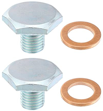 X AUTOHAUX Engine Oil Drain Plug M10x1.25 for MAZDA for Ford Focus 2 Pcs