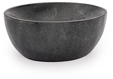 NKlaus 15x10cm Räucherschale Oval aus Speckstein massiv grau Weihrauch Kräuter 7cm hoch 14010