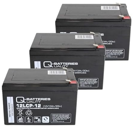 Ersatzakku AGM Batterie für Kinderfahrzeug 3 x 12V 13Ah