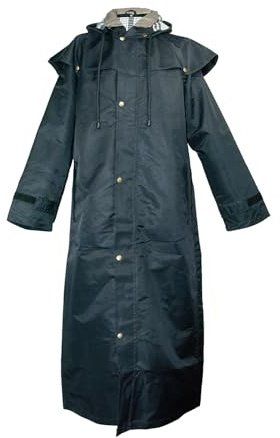 Black Jungle Cappotto impermeabile da equitazione Cappotto da cowboy, Nero , XXL