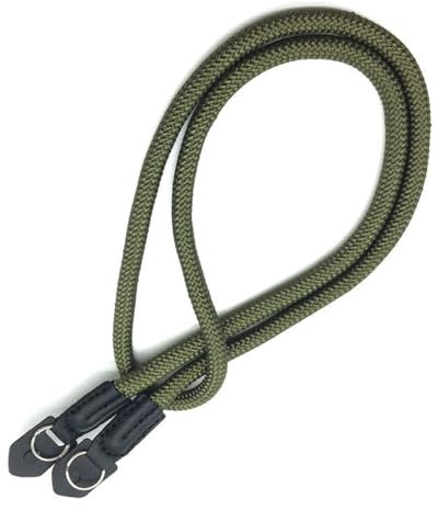 Tiardey Correa para cámara, Correa SLR, Correa para el Cuello con Correa para cámara Suave extendida Cruzada, la Longitud de la Correa es de Aproximadamente 105 cm (Verde)