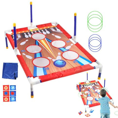 Cornhole-Spielset für Kinder, Sitzsackwerfen | Bag Toss Fun Kinder Cornhole - Interaktive Corn -Spiele für Kinder, Familien, Hinterhof, Indoor, Erwachsene