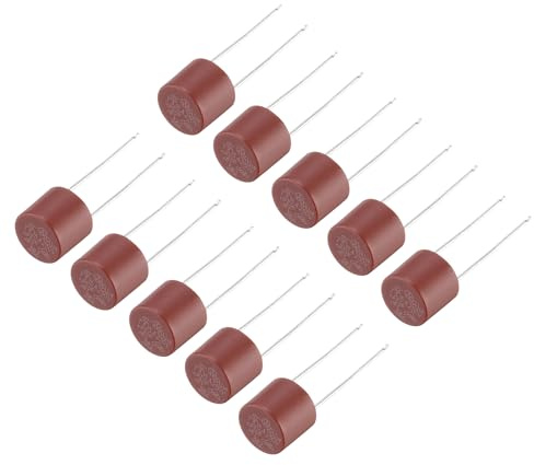 QUARKZMAN 30 Piezas de Fusibles Micro Cilíndricos T3.15A 3.15A 250V Rojo | Montados en DIP, para Reparación de PCB de Partes Electrónicas LCD