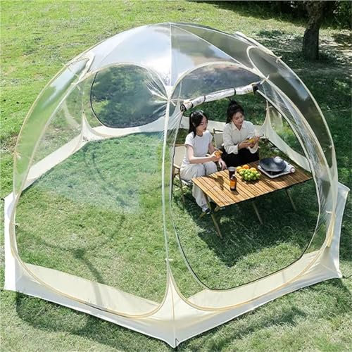 Bubble Tent Pop Up Gazebo, 5-7 Person Igloo Dome Garden Patio Canopy Shelter, UV Resistant Sun Canopy Event Tent for Camping Backyard Party Stargazing