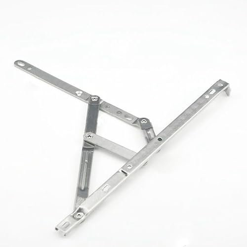 CYMMIYT Compas de Fenêtre 12 Pouces en Acier Inoxydable Vent Brace Charnière/Curseur Battant Coupe-Vent en Alliage D'aluminium Porte Fenêtre Raccords Positionnement