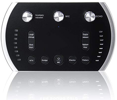 RUHEN Carte Son Interface Audio USB Externe Internet Streaming en Direct Musique en Direct Applicable ou Enregistrement Microphone Guitare Rnchor