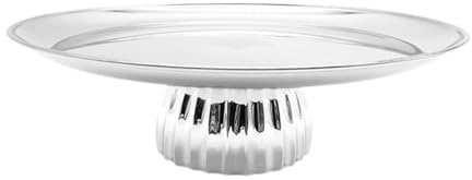 F Fityle Plateau à Fruits sur Pied, Bol à piédestal, Plat de Service Rond, Plat à Fruits décoratif Moderne pour fêtes, Mariages, collations, Vacances