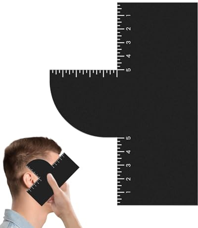 Hobngmuc Scheda di miglioramento 'attaccatura dei capelli, strumento da modellabile per attaccatura dei capelli, guida riutilizzabile ai bordi con spray colorato con indicatori di