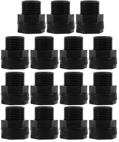SUPVOX 15piezas Conector del Tanque De Agua Npt x Ght Conector Rápido para Reparación De Tuberías De Agua y Aplicaciones De Jardín Al Aire Accesorios De Manguera De Jardín