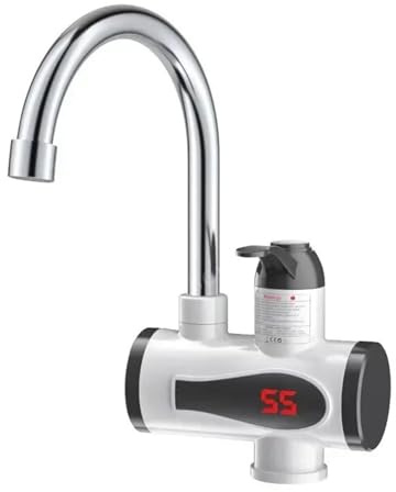 Scaldabagno istantaneo, Scaldabagno elettrico da cucina 3000 W, rubinetto for acqua calda istantanea, for riscaldamento freddo, scaldabagno istantaneo senza serbatoio