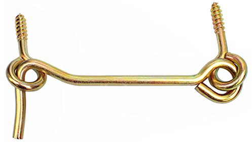 KeyMet GmbH Sturmhaken zum Einschrauben Torbefestigung 300 mm Ø 8 m. Öse + Holzgewinde