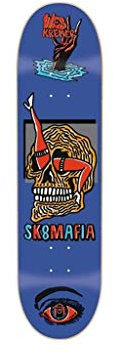 Sk8Mafia WES Kremer Ward 8.0x32 Deck Skateboard, Erwachsene, Unisex, Mehrfarbig (Mehrfarbig), 8.0