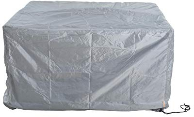 ESTEXO Schutzhülle Schutzplane Abdeckhaube für Gartenmöbel Sitzgruppe Rattanmöbel Lounge Plane Abdeckhaube Abdeckung 182x122x87cm