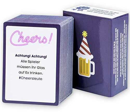 Your Day Mate Trinkspiel Kartendeck, 100 x unterschiedliche Spielkarten, zum Vorglühen, Kater vorprogrammiert, Karten mit Saufaufgaben, Kartenspiel Erwachsene, lustiges Partyspiel, Kartentrinkspiel