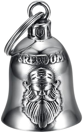 MOCY BELL - Moto campana FREEDOM Guardian Gremlin Mocy Bell Acciaio inox Argento