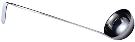 KICHOUSE 1 Pc Cuchara De Onza De Acero Inoxidable Cuchara De Olla Caliente Cazo Cuchara De Acero Inoxidable Cuchara De Sopa Cuchara De Arroz De Acero Inoxidable Aceite Enlatado Cucharón
