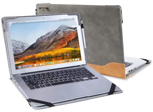 Berfea Business Stand Case Cover for Lenovo Yoga 7 16 Laptop 2 in 1, 16IAP7, Gen7/8/9, Yoga 7i 16, Pro 9i, 770i, 16IAH7, 16IRL8, 16IML9, 16AHP9 Protective Hard Shell Pouch