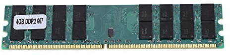 Akozon Tonysa Ddr2 4gb Memoria Ram de Gran Capacidad 240pin Pc2 5300 667mhz Módulo de Reminiscencia de Frecuencia Excesiva para Ordenador Portátil
