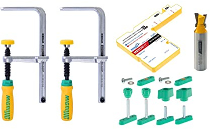 MICRO JIG Starter Kit DVC-1177K2-25 (Fräse: Schaft - 1/4 Zoll (6,35 mm)