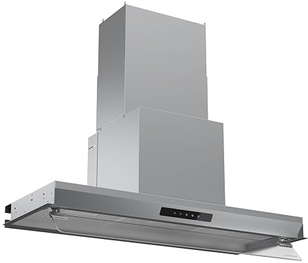 Silverline 3129.2.733.04 - cappa cucina da 120 cm, installazione incasso, Inox, Classe Elergetica A