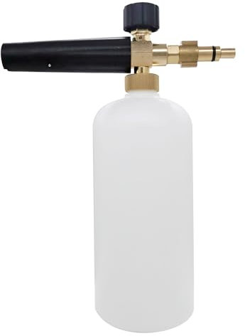 Rediboom Snow Foam Lance Compatible with Lavor/Parkside/Spear and Jackson Pressure Washer, Jet Washer Foam Cannon Adjustable Soap Dispenser Bottle Car Washer Sprayer Nozzle