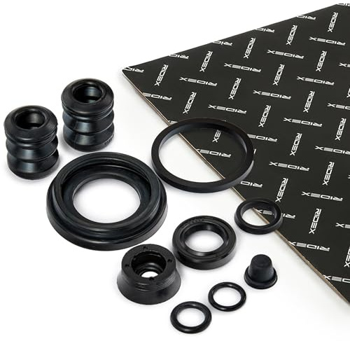 RIDEX 405R0065 Bremssattel-Reparatursatz Vorne Hinten Kompatibel mit FORD Fiesta Mk6 Schrägheck JA8, JR8 Fiesta Mk5 Schrägheck JH1, JD1, JH3, JD3 FOCUS DAW, DBW FOCUS Kombi DNW, RENAULT