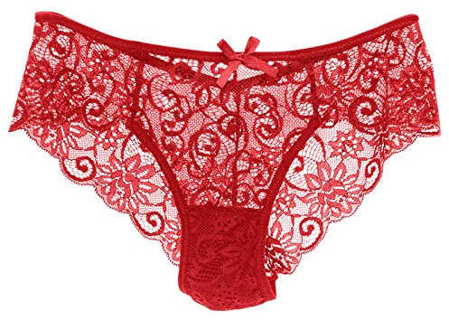 SRZYMJ Unterwäsche Frauen Atmungsaktiv Panties Unterhosen Bauchweg Set Panties Weiß Hipsters String Taillenslip Seamless Tangas Baumwolle Mit Spitze Slips Brazilian Baumwolle Strings Set Dessous