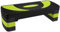 HOMCOM Steppbrett Aerobic-Stepper höhenverstellbar mit 3 Stufen (10/15/20 cm) Fitness Heimtrainer für Indoor Outdoor Belastbarkeit bis 150 kg Grün
