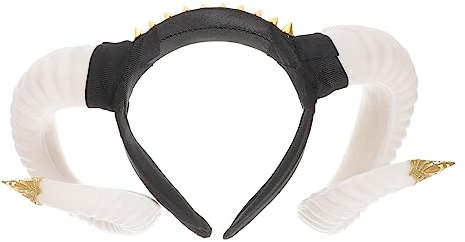 Veemoon Goat Horn Headband for Halloween Cosplay Unique Sheep Horn Hair Accessory for Parties Festivals and Costume Events Lightweight Non-fading and Design