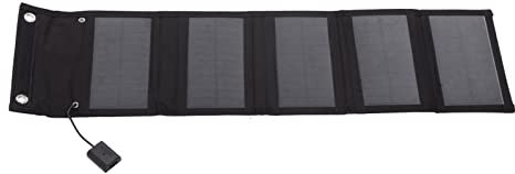 Solarladdare Power Bank Foldbara Paneler Vattenbeständig Bärbar Laddare 15W 5V USB -port för Kameror Bärbara Datorer Camping Vandring Av Ryggsäckar Utomhusaktiviteter