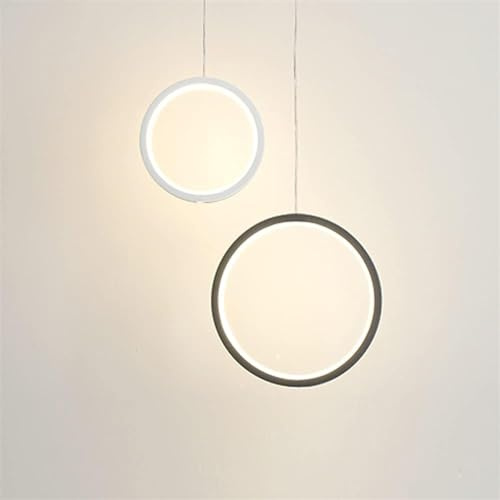 Plafón minimalista Siet 16W LED lámpara colgante del metal, luminaria interior suspendida de la isla