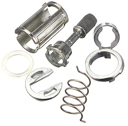 MEXWLOP 7 Teile/Satz Vorne Links Rechts Türschloss Zylinder Reparatur Kit, for VW, Mk4, for Golf 4, for Bora, 1U0837167EC W904-ST-7T