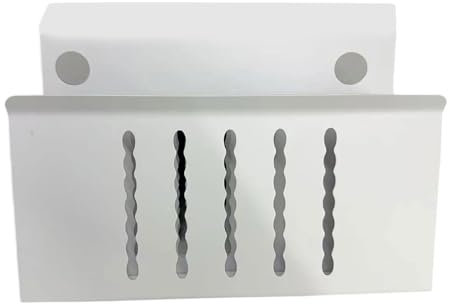 Organiseur à 2 couches sous le bureau, style pince, avec motifs ondulés pour un rangement sécurisé pour ordinateur portable et tablette