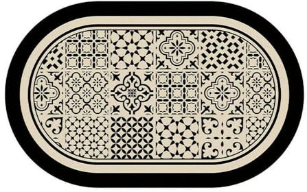 GENPICONG Tappetini da Bagno assorbenti, tappetini ad Asciugatura Rapida per Vasca da Bagno con Fondo in Gomma Antiscivolo, Cuscinetti per i Piedi di Piccole Dimensioni