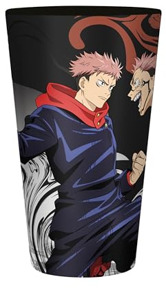 JUJUTSU KAISEN - Large Glass - - Itadori vs Sukuna -