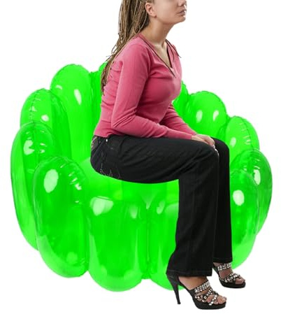 Obesntln Aufblasbares Sofa – Sitzsack auf Sofa, mit Luftgebläse | Couch für Reisen, entspannendes Bett im Freien mit robustem Design für Wohnzimmer, Pool, Festivals, Reisen am