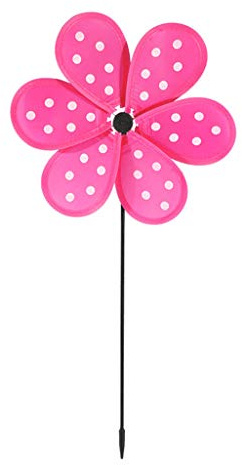 CeaBulo Bunte Punkt Wind Spinner Pin Windmühle Party Pinwheel Für Garten Terrassen Rasenmetall Mit Gemahlenem Anteil