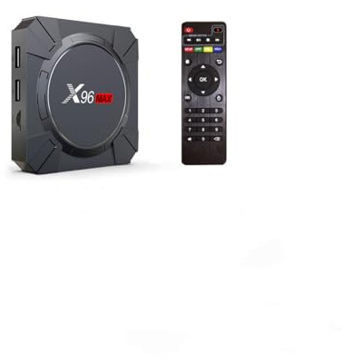Boîtier TV Android X96 Max: Android TV Box 2GB RAM 16GB ROM boitier Android TV Quad Core Arm Cortex A53, Android Box Support 2.4/5.0GHz 100M Ethernet USB 3.0/2.0 TV Box Android Lecteur Multimedia