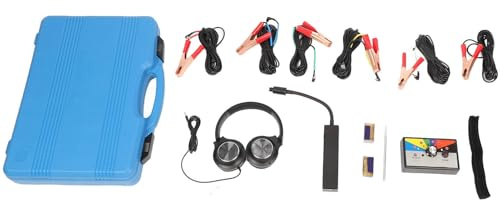 Klanata Elektronisches Stethoskop-Set, 6 Kanäle, hohe Empfindlichkeit, Anti-Interferenz, genaue Motorgeräusch-Diagnose, Oszilloskop-Mechanik-Werkzeug