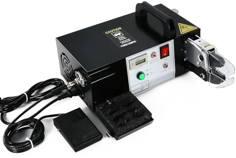 Crimpatrice elettrica, pinza automatica per terminali, pinza elettrica multifunzionale con funzione di spelatura e taglio, dotata di 7 set di matrici