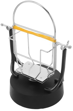 ABOOFAN Contapassi Shaker Doppio Supporto Telefono Silenzioso Agitazione Automatica, Compatto e Stabile, Accessorio Fitness e Scrivania per Uso Indoor
