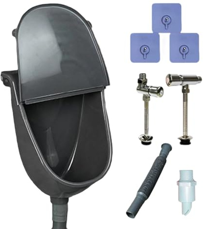 Urinoir Extérieur – Inverseur D'urine, Toilettes Anti-odeur Avec Couvercle | Toilettes Portables Pour La Maison, Le Camping, Le Chantier, Le Garage, Le Dortoir, Le Parc Public, L'arrière-cour, L'assai