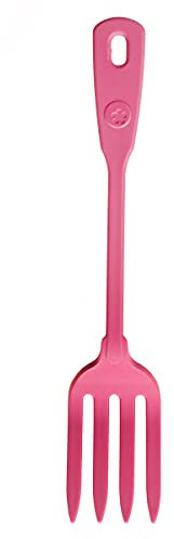Kochbume Küchengabel | Premium-Silikon & BPA frei| Hitzbeständig | Spülmaschinenfest | 27 cm | Farbe: pink