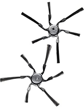 Miele Original RX2-SB6 Side Brushes for Miele RX2 Robot Vacuum, Efficient Cleaning on Hardwood Floors and Short-Pile Carpet, 1 Pack with Left and Right Brushes – 10592090