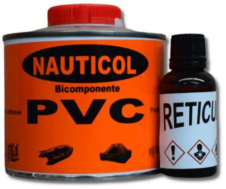 Nauticol Pegamento para reparación de neumáticas de PVC Pegamento para hinchables