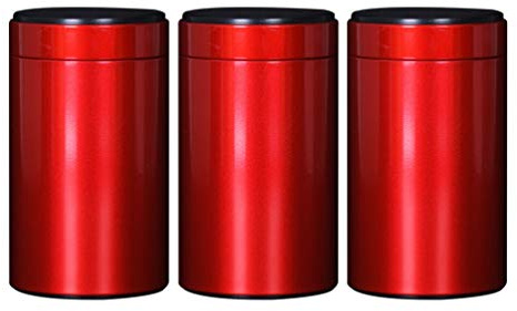 Healifty 3 runde Metalldosen mit Deckel, leere Blechdosen, dekorative Kerzendosen, Geschenkdosen, Süßigkeiten, losen Tee, Aufbewahrung für Hochzeitsgastgeschenke (Zufällige Farben)