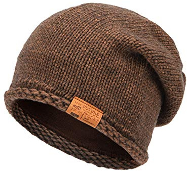 Marhatter Herren Beaniemütze Strickmütze Wollmütze Herrenmütze Wintermütze Herbst- & Wintermütze Warm gefüttert Fleece 7808