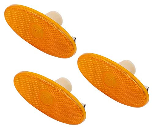 3 x YOU.S Original Seitenmarkierungsleuchte Gehäuse 115 x 45,5 mm Orange - 261B00001R